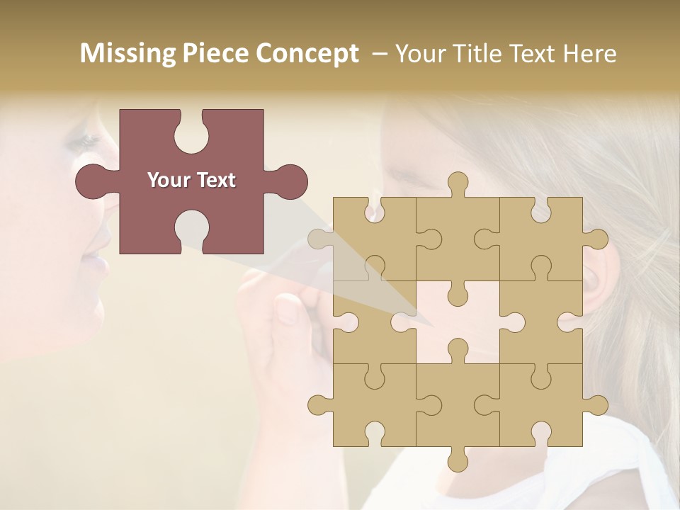 Blonde Spread Light PowerPoint Template