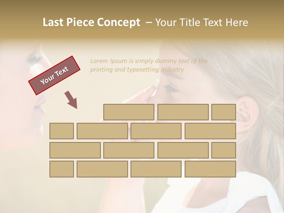 Blonde Spread Light PowerPoint Template