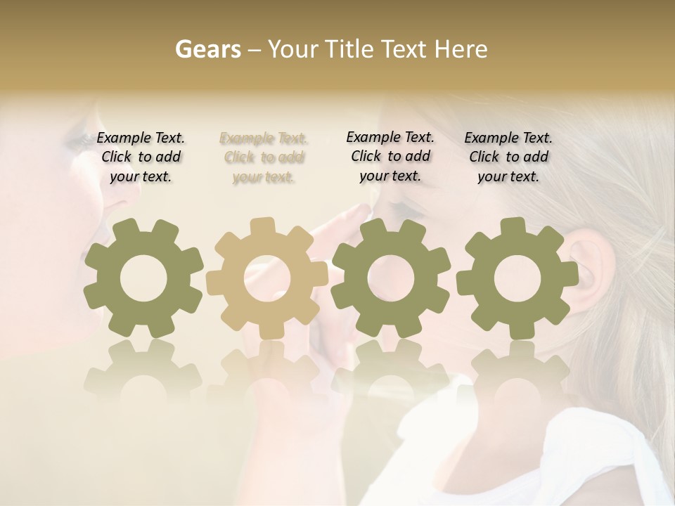 Blonde Spread Light PowerPoint Template