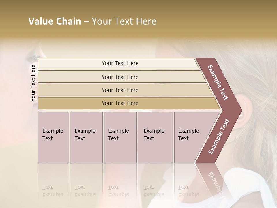 Blonde Spread Light PowerPoint Template