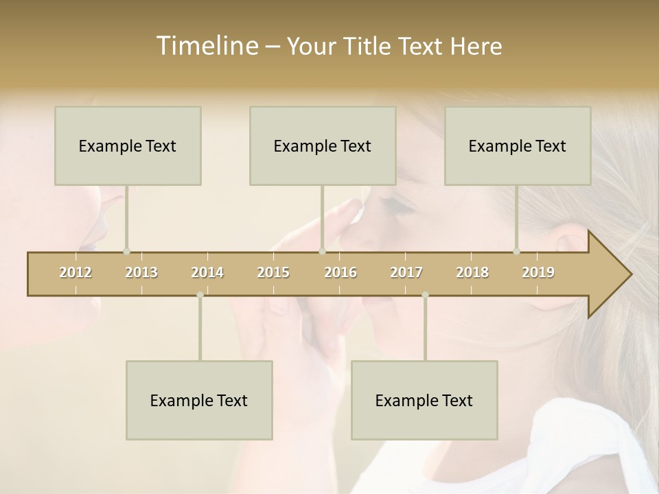 Blonde Spread Light PowerPoint Template