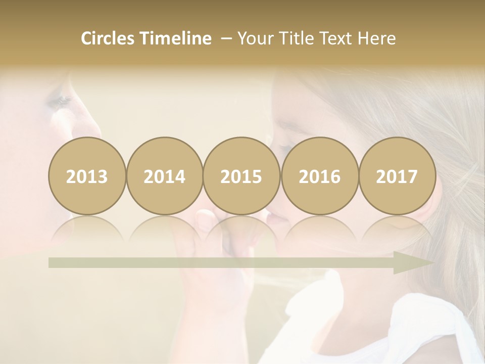 Blonde Spread Light PowerPoint Template