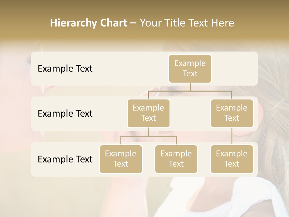 Blonde Spread Light PowerPoint Template