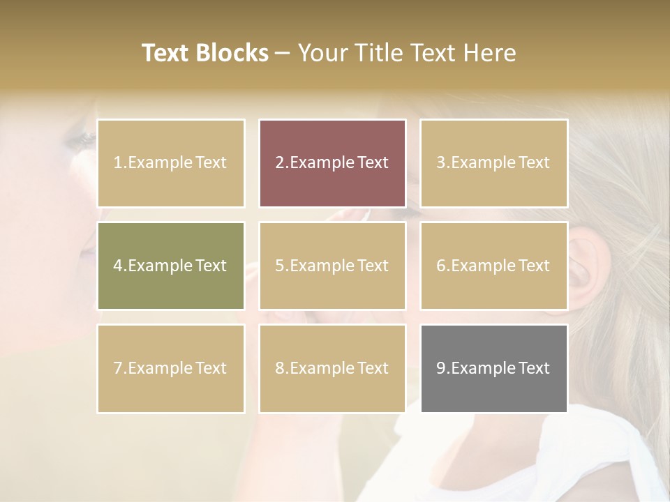 Blonde Spread Light PowerPoint Template