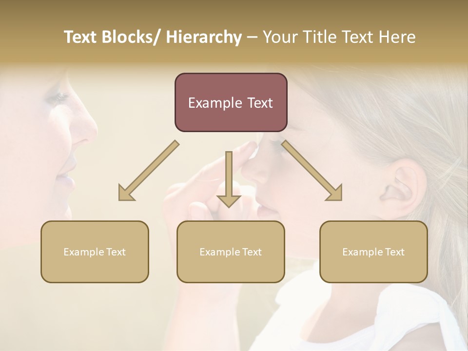 Blonde Spread Light PowerPoint Template