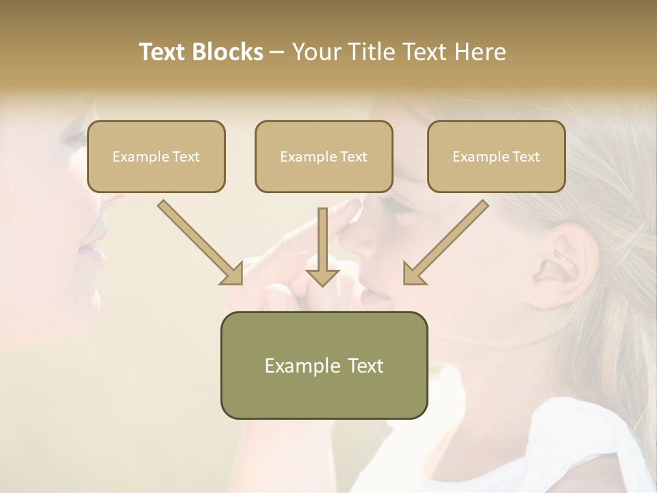 Blonde Spread Light PowerPoint Template