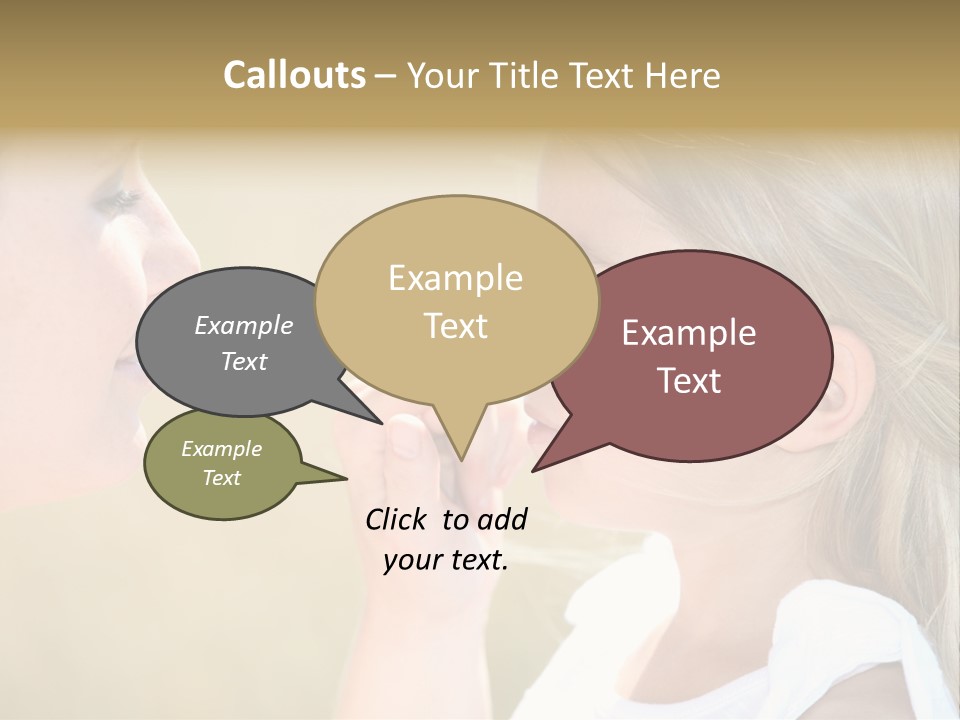 Blonde Spread Light PowerPoint Template