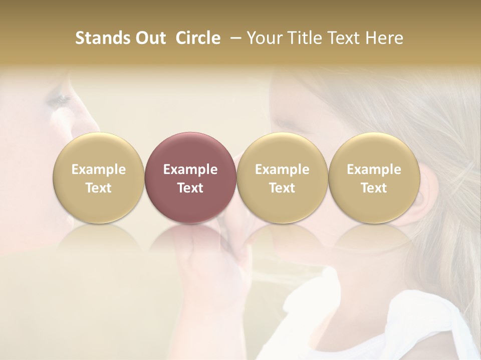 Blonde Spread Light PowerPoint Template