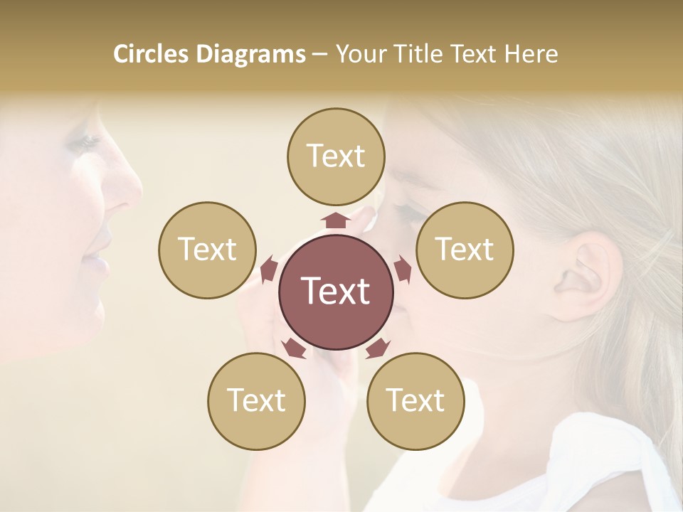 Blonde Spread Light PowerPoint Template