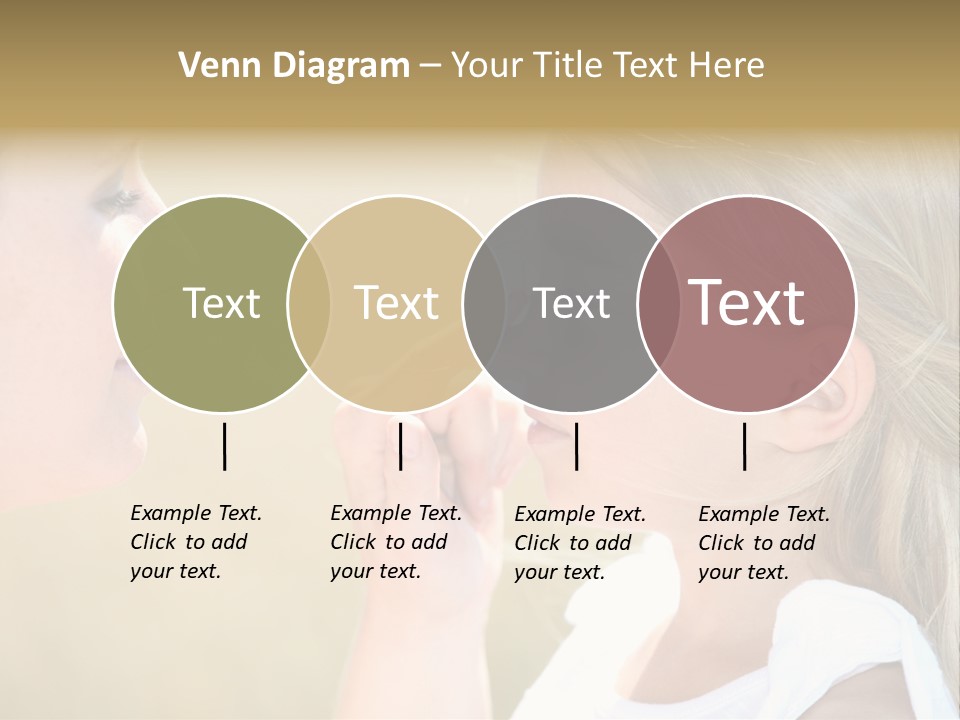 Blonde Spread Light PowerPoint Template