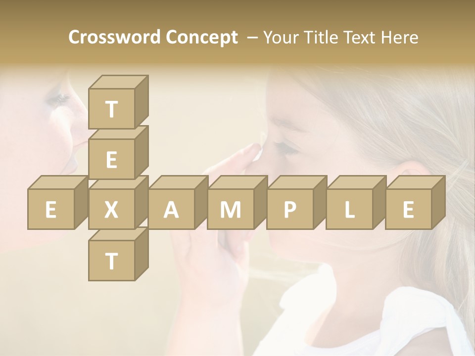 Blonde Spread Light PowerPoint Template