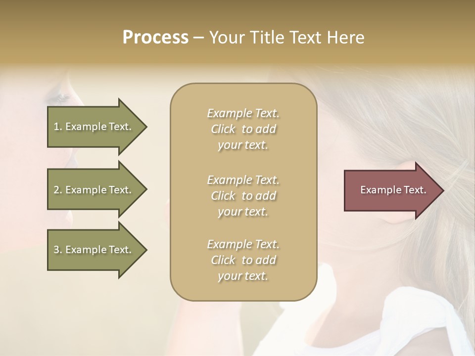 Blonde Spread Light PowerPoint Template