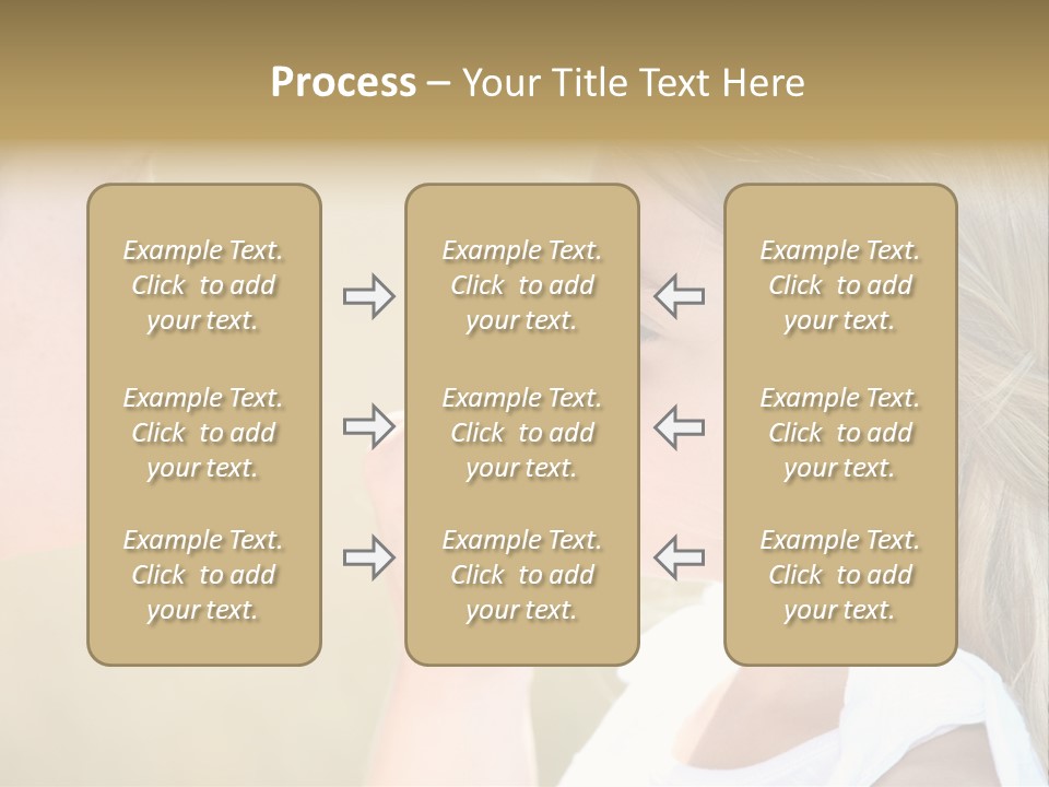 Blonde Spread Light PowerPoint Template