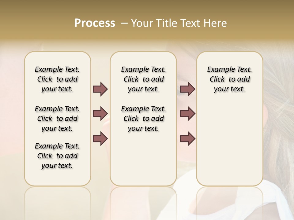 Blonde Spread Light PowerPoint Template