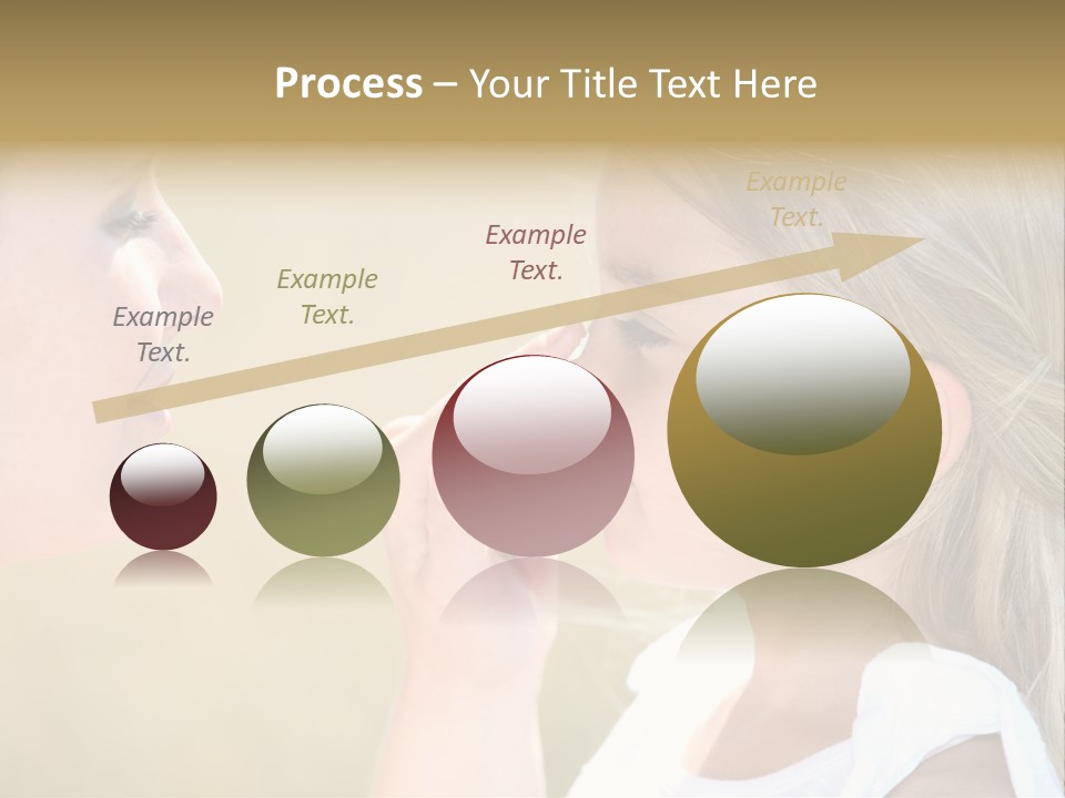 Blonde Spread Light PowerPoint Template