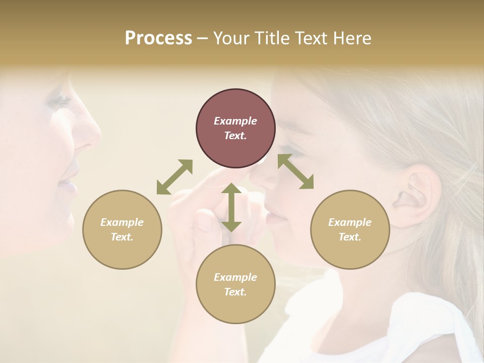 Blonde Spread Light PowerPoint Template