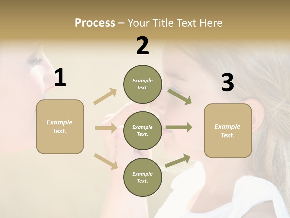 Blonde Spread Light PowerPoint Template