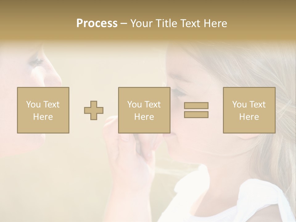 Blonde Spread Light PowerPoint Template