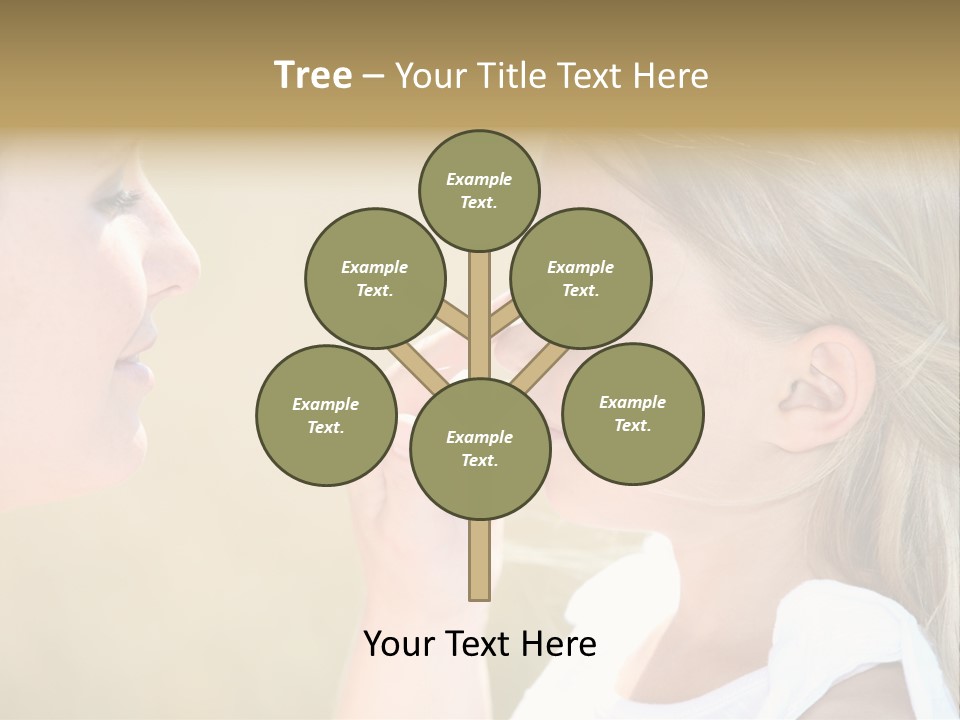 Blonde Spread Light PowerPoint Template