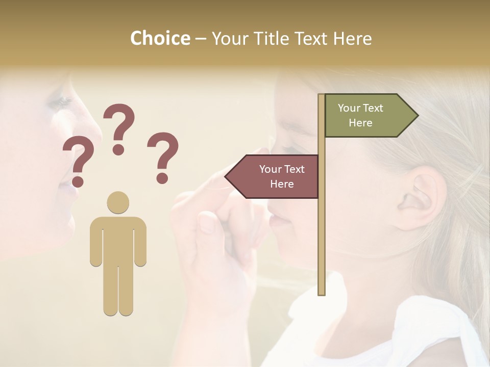 Blonde Spread Light PowerPoint Template