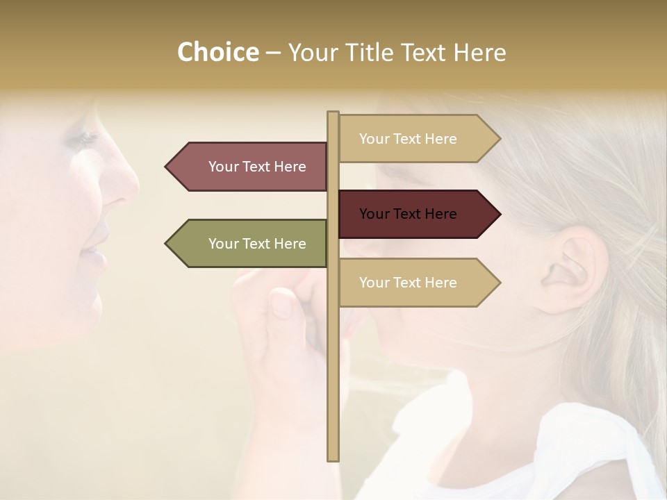 Blonde Spread Light PowerPoint Template