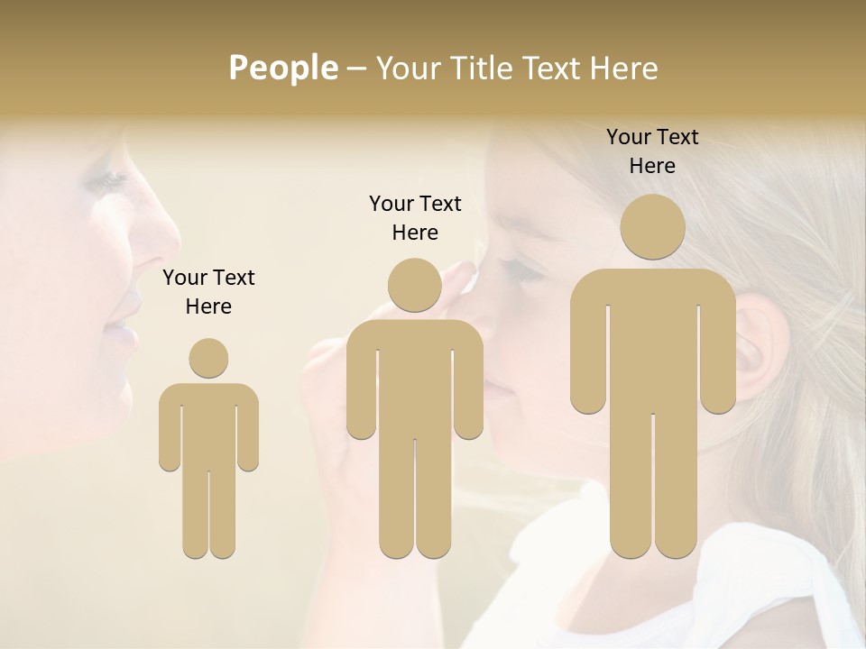 Blonde Spread Light PowerPoint Template