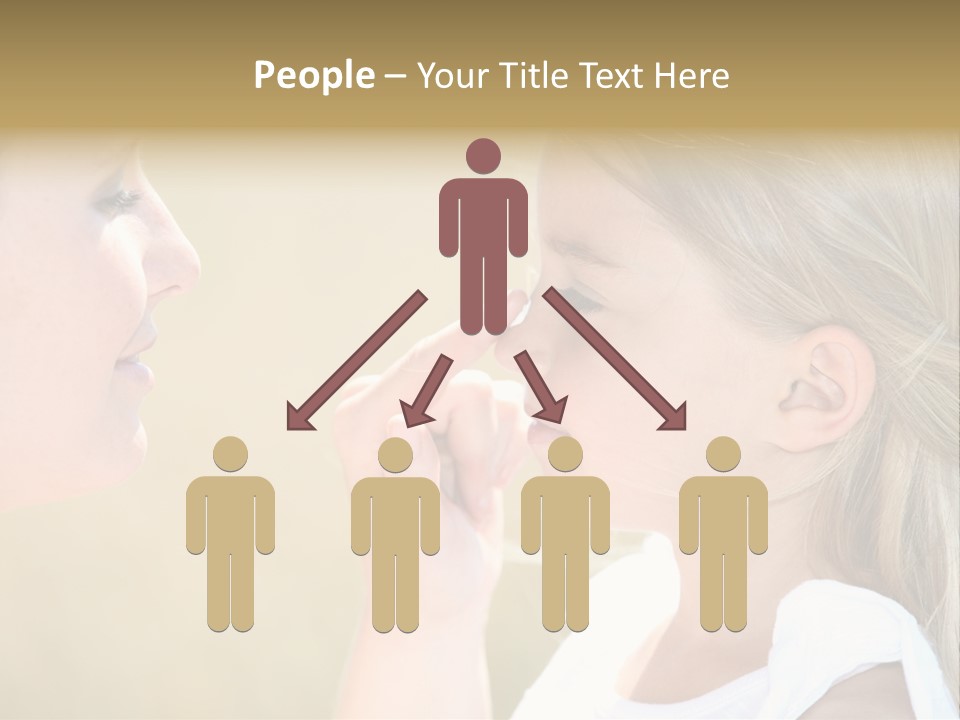 Blonde Spread Light PowerPoint Template