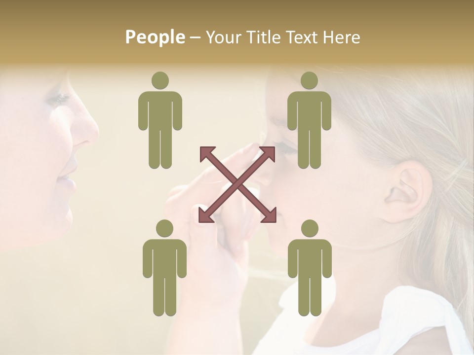 Blonde Spread Light PowerPoint Template