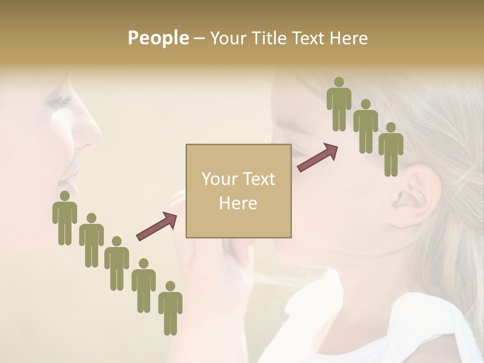 Blonde Spread Light PowerPoint Template