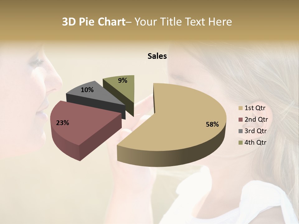 Blonde Spread Light PowerPoint Template