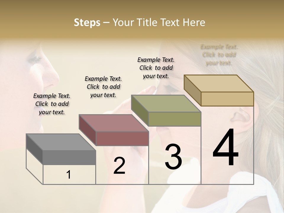 Blonde Spread Light PowerPoint Template
