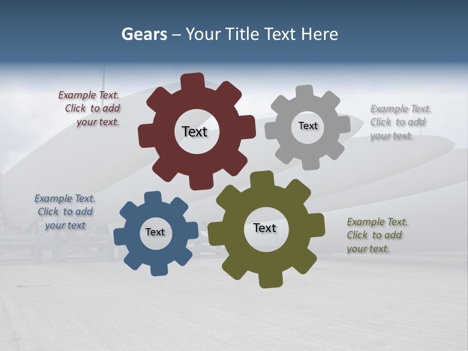 Grandfather Senior Affectionate PowerPoint Template