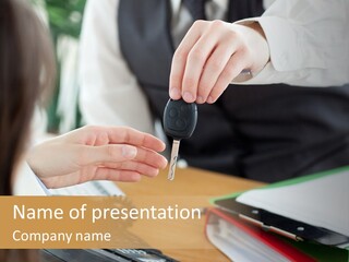 Key Couple Financing PowerPoint Template