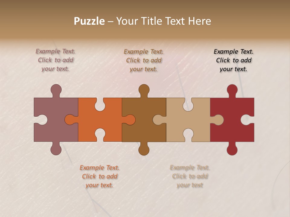 Excrescence Teenage Closeup PowerPoint Template