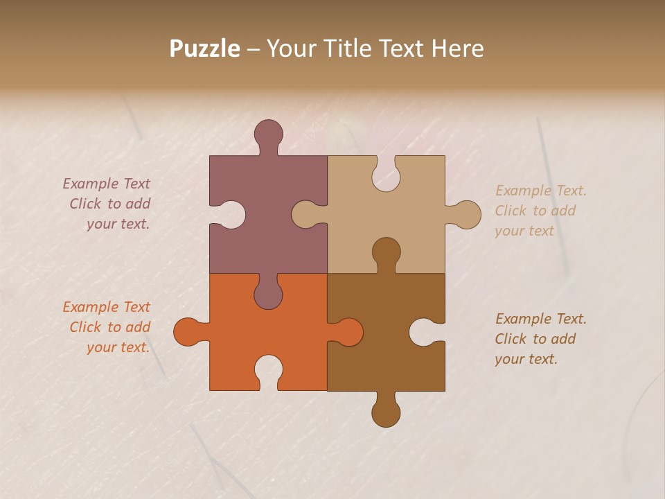 Excrescence Teenage Closeup PowerPoint Template