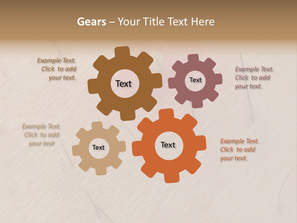 Excrescence Teenage Closeup PowerPoint Template