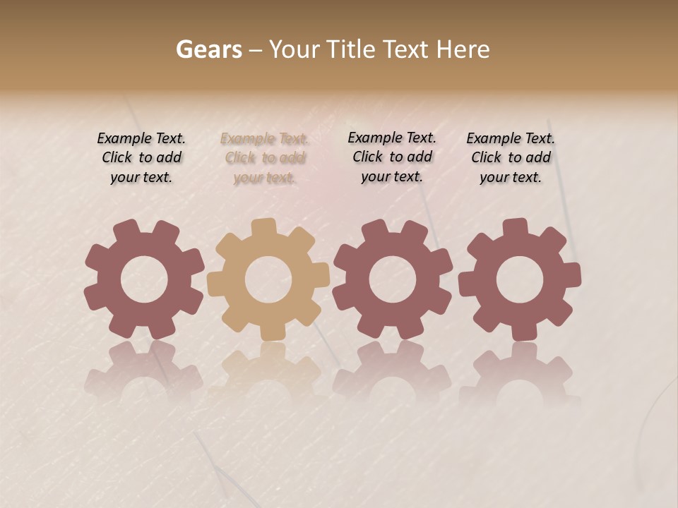 Excrescence Teenage Closeup PowerPoint Template