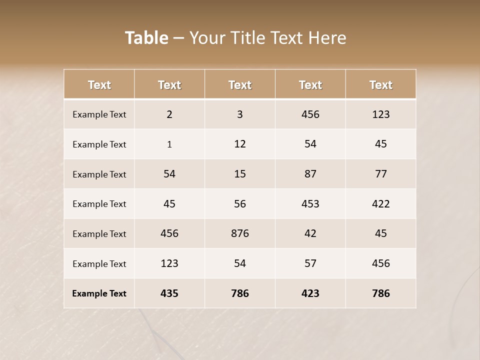 Excrescence Teenage Closeup PowerPoint Template