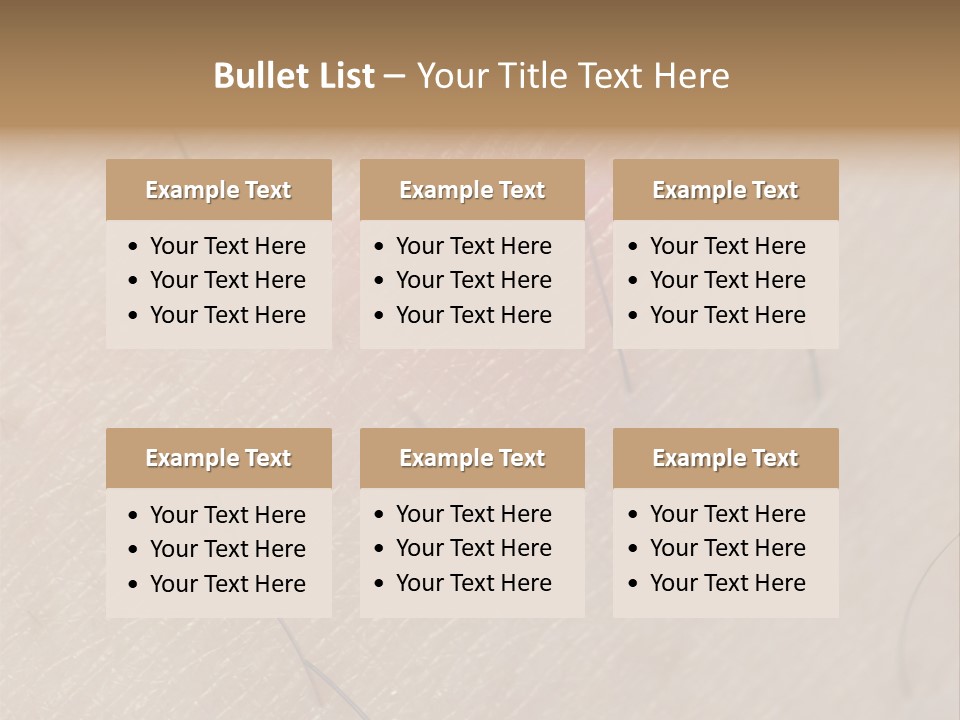 Excrescence Teenage Closeup PowerPoint Template