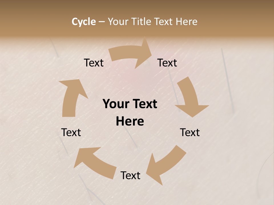 Excrescence Teenage Closeup PowerPoint Template