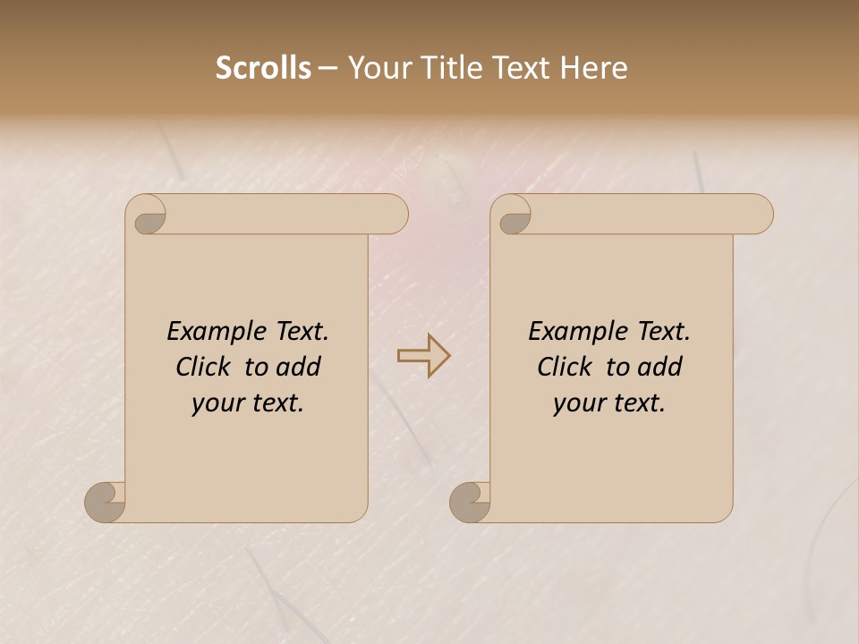 Excrescence Teenage Closeup PowerPoint Template