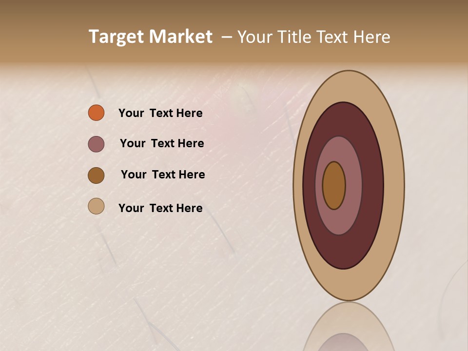 Excrescence Teenage Closeup PowerPoint Template