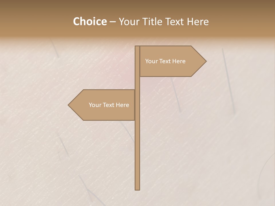 Excrescence Teenage Closeup PowerPoint Template