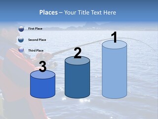 A Man Fishing On A Boat In The Water PowerPoint Template