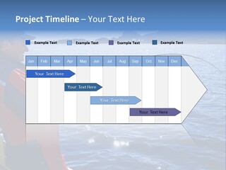A Man Fishing On A Boat In The Water PowerPoint Template