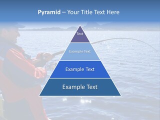 A Man Fishing On A Boat In The Water PowerPoint Template