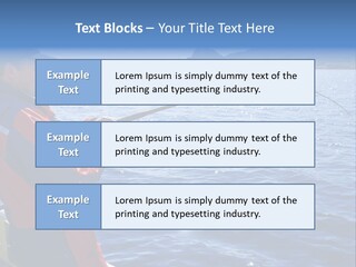 A Man Fishing On A Boat In The Water PowerPoint Template