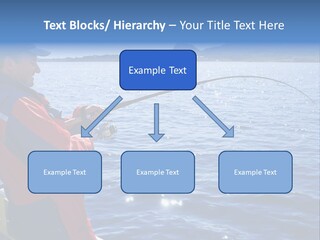 A Man Fishing On A Boat In The Water PowerPoint Template