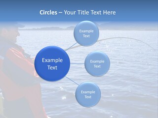 A Man Fishing On A Boat In The Water PowerPoint Template