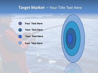 A Man Fishing On A Boat In The Water PowerPoint Template